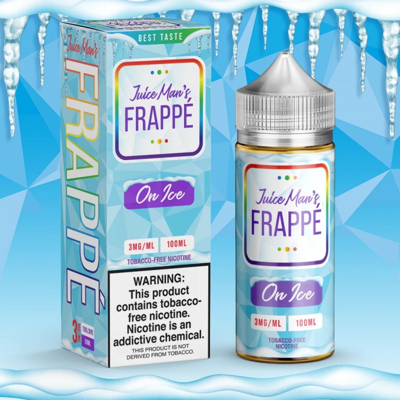 Juice Man Synthetic Frappé On Ice 100mL, frappe on ice
